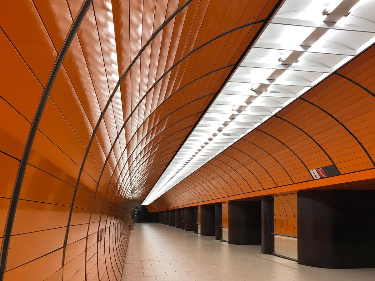 lindahollier's tweet photo. I always enjoy the challenge of photographing my favorite #ubahnstation in #Munuch without people.
#iphoneography #iphoneonly https://t.co/1XCZdhsrj7