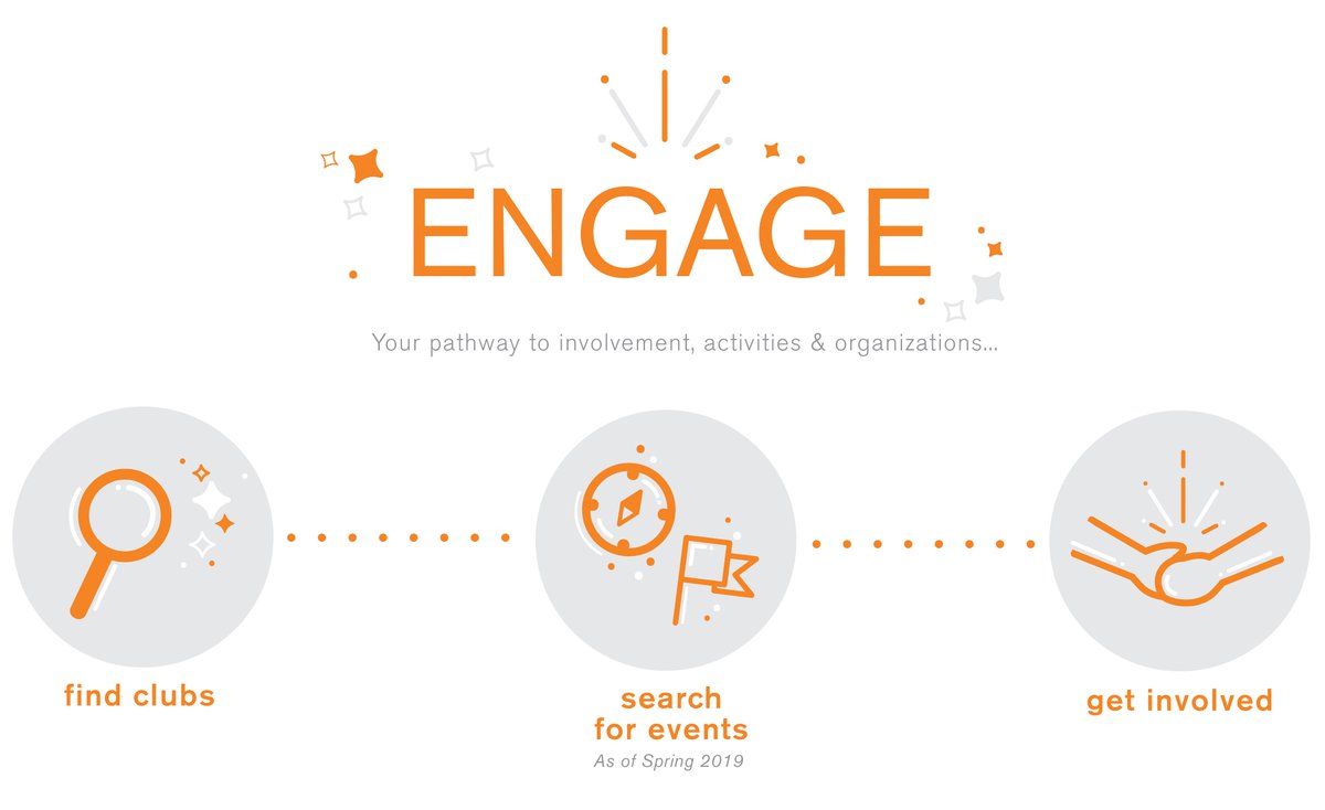 NewPaltzCSE's tweet photo. It's never too early to start thinking about how you'll get involved at New Paltz!  Be sure to check out Engage to learn more about our clubs and organizations! https://t.co/Jzfd0PnFAM   #npsocial #nporientation https://t.co/LmjeIl4LOQ