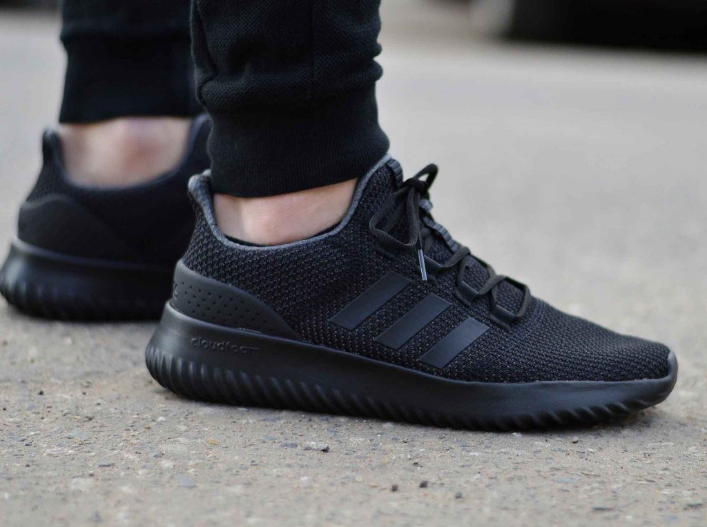 adidas cloudfoam ultimate triple black