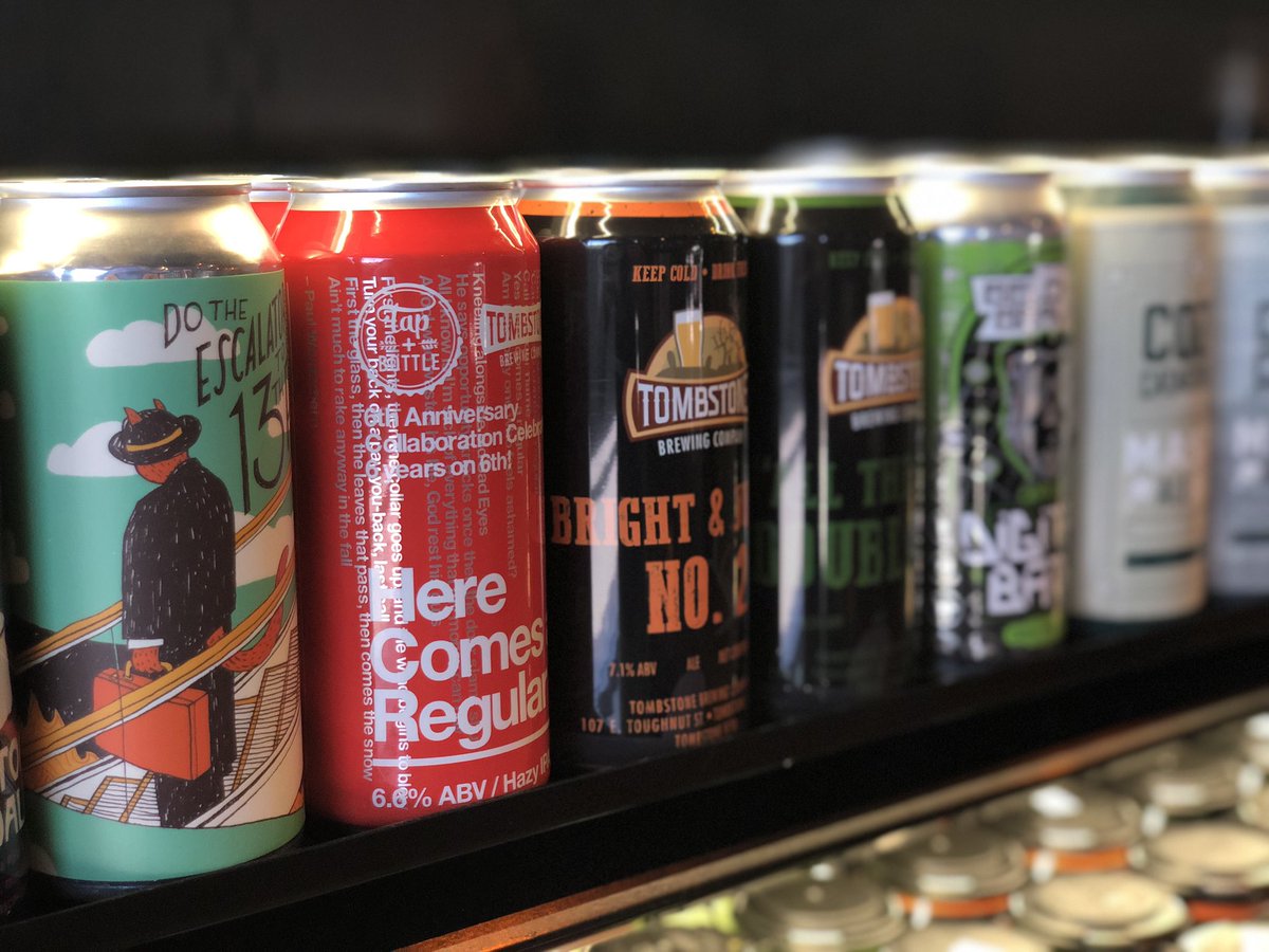 New <a href="/tombstonebeer/">Tombstone Brewing</a> just arrrived!