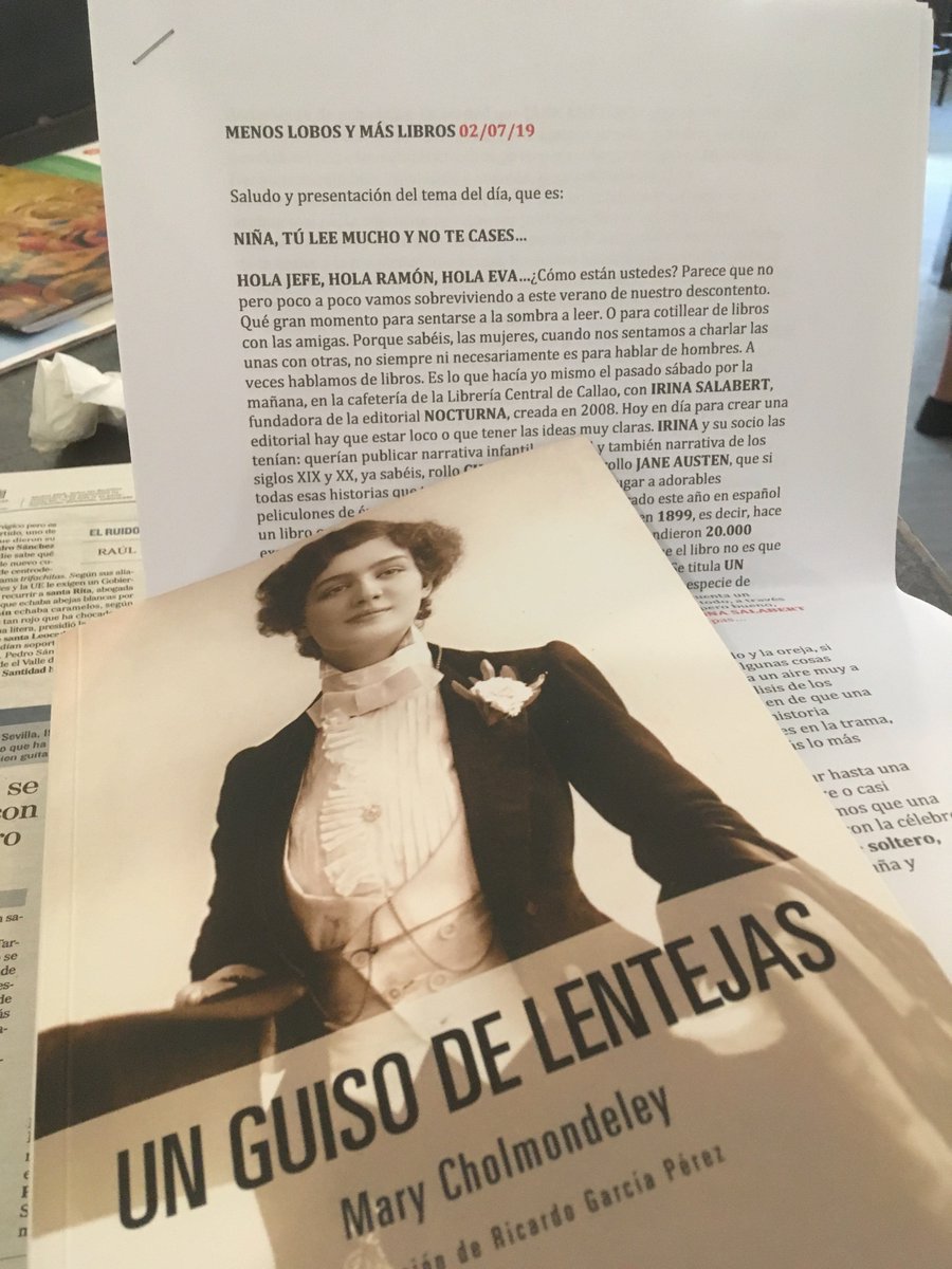 librosxtubograu's tweet photo. PODCAST del #MenosLobosyMasLibros de hoy (02/07/19) en @LasMananas_rne con @MenendezRNE Hemos hecho de #IndianaJones excavando tesoros de literatura victoriana ¿seguro que sólo para tías? #UnGuisodeLentejas #MaryCholmondeley @NocturnaEd A PARTIR MINUTO 22: https://t.co/okGxfH4WsL https://t.co/LjyZVmvY7u