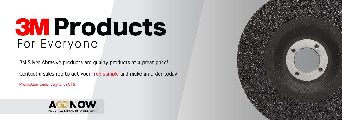 Don't miss out on BIG savings and FREE samples! The 3M Silver Abrasives promotion ends on July 31st. Contact a sales rep today to get your free sample (844)462-4666 or visit our website agonow.com to browse these deals and start an order!