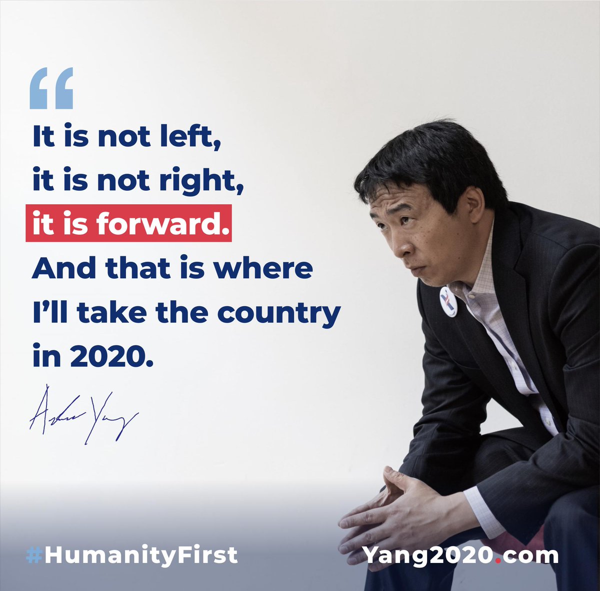AndrewYang's tweet image. Our political party duopoly has pushed us apart.  We have more in common than not.  It&apos;s time to come together as a nation and solve the big problems that affect all Americans.  It&apos;s time to move forward.  👍🇺🇸