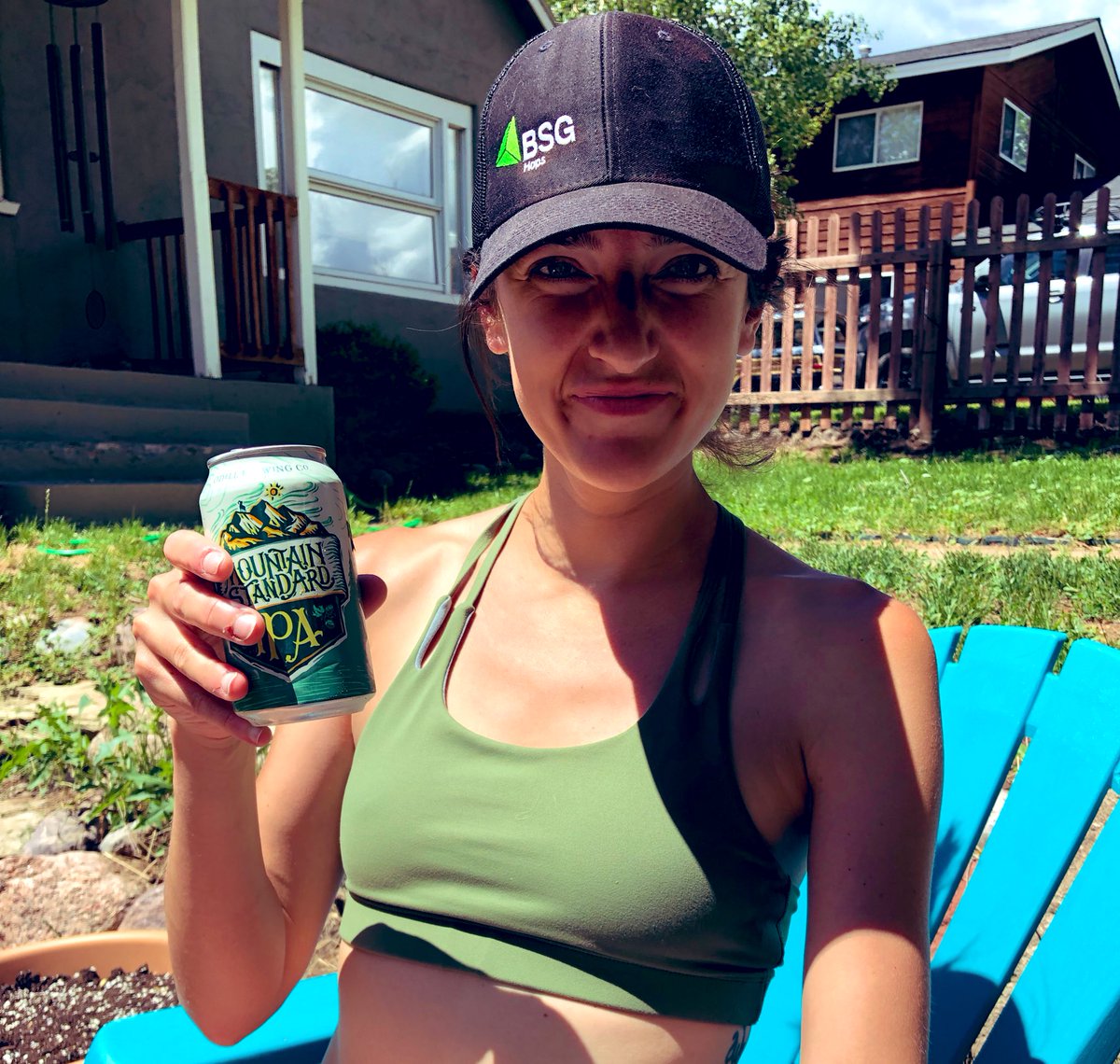 This @BSGCraftBrewing has become my new standard for mountain living. Thanks for the #MountainStandard, @OdellBrewing! Full on summer mode over here. #hifromdurango #cheerstothat
