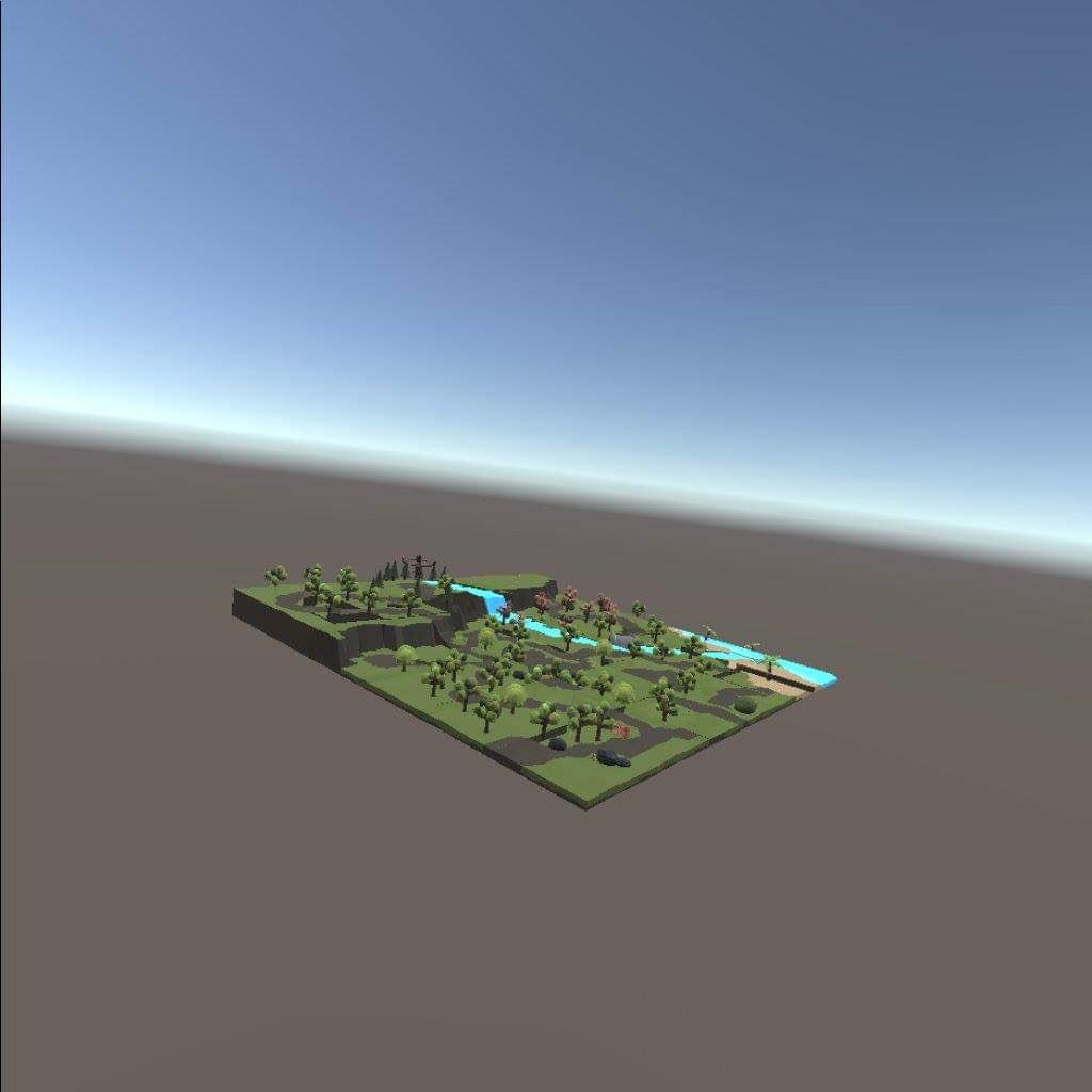 oreo_maku's tweet image. Oqulus開発、とりあえずモノ表示させることはできた！2年前に作ったゲームのステージ。ほんとはこのステージの中を歩き回りたかったんだけど、サイズ感間違えてもはやジオラマw そして何もできないw
#OculusQuestDev