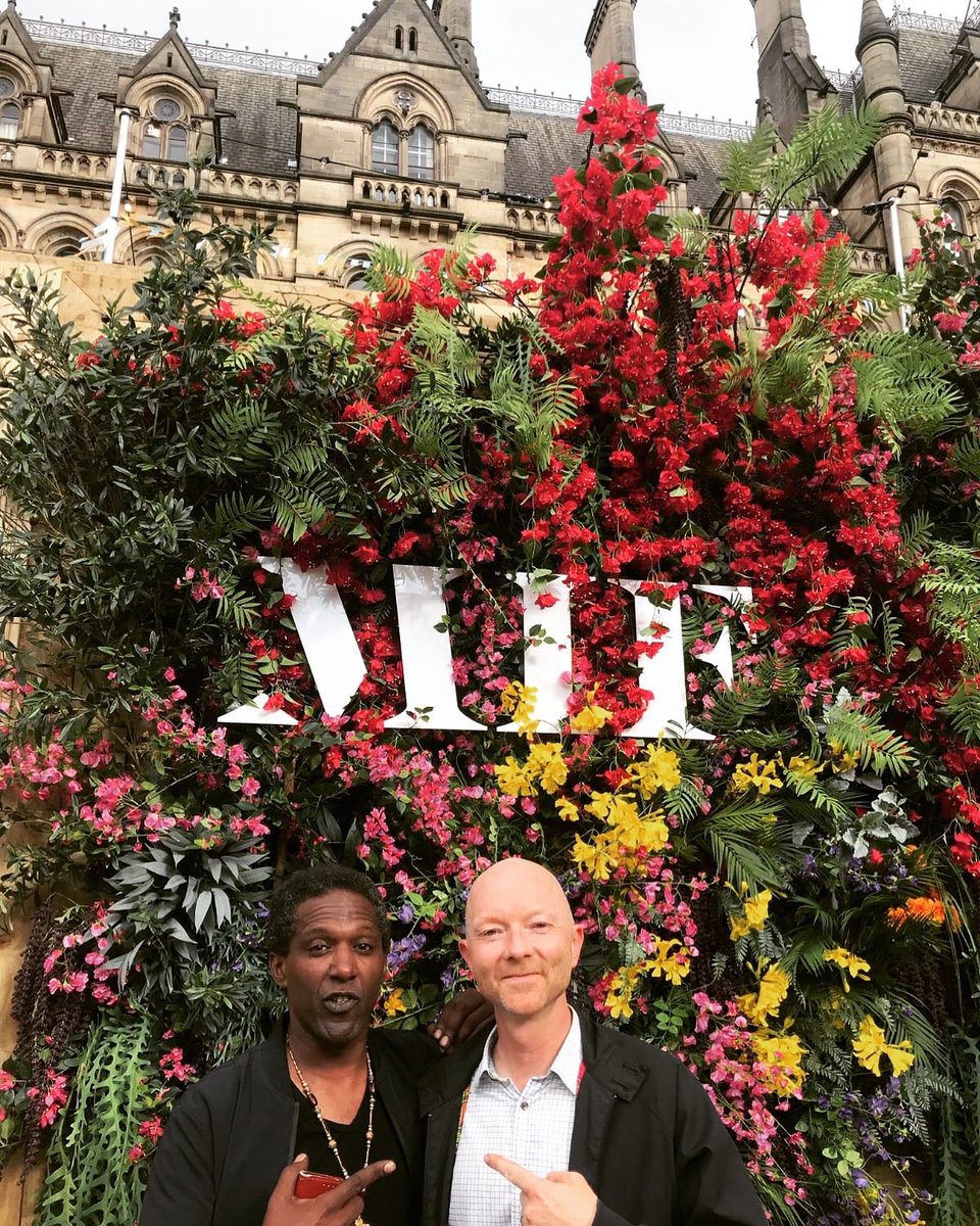 This guy @lemnsissay leading our @MIFestival #creativemcr event 👉🏾👈
