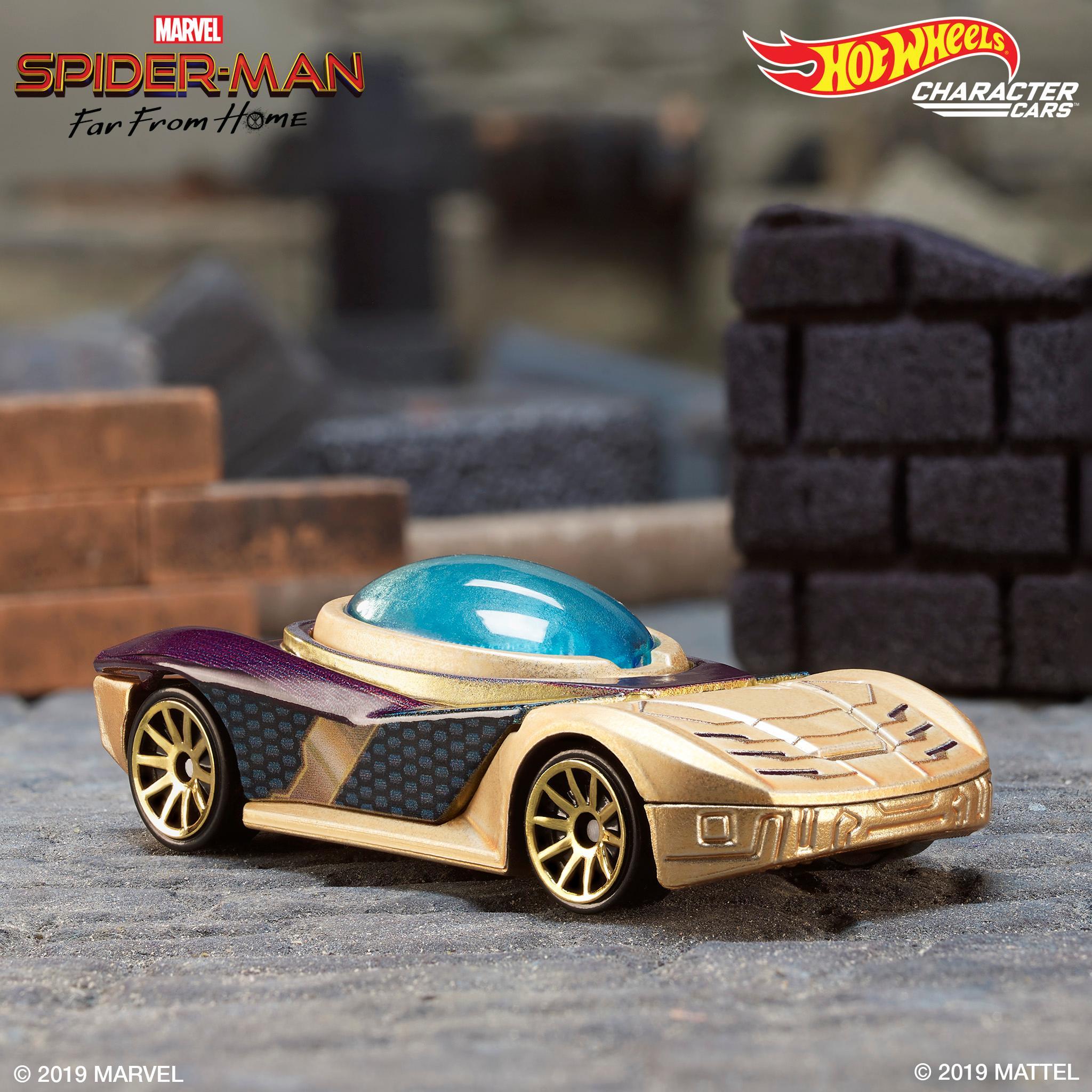 Hot Wheels on X It s time to step up. Web sling your way to the new Stealth Spider Man and Mysterio Hot Wheels Character Cars. HotWheels SpiderManFarFromHome https t wlT8HmYL05 X