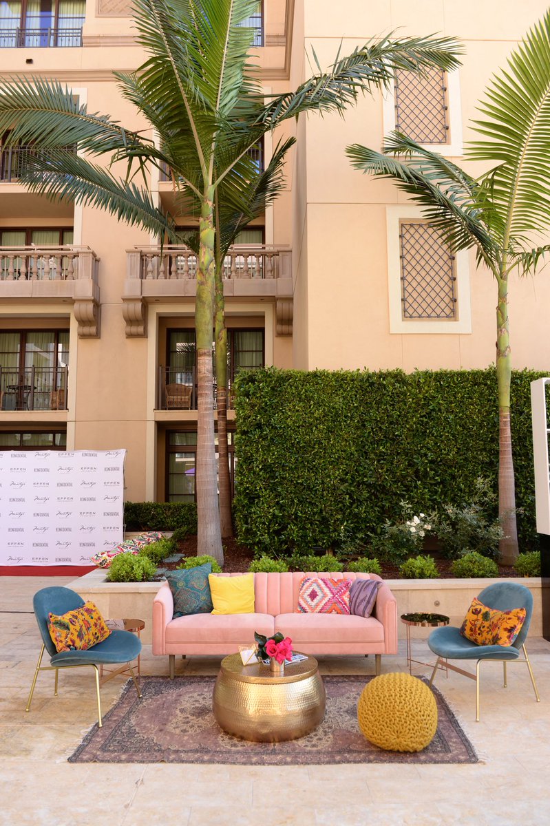 lacmagazine's tweet photo. Utilizing plush, velvet furniture for your outdoor party provides an unexpected splash of glamour. The Collective Rentals vignettes at our #portraitsofpride event were nothing short of divine.
#tuesday #tip #modernluxury #eventplanning
Photo by Vivien Best with @GettyImages https://t.co/rZe9cogH6C