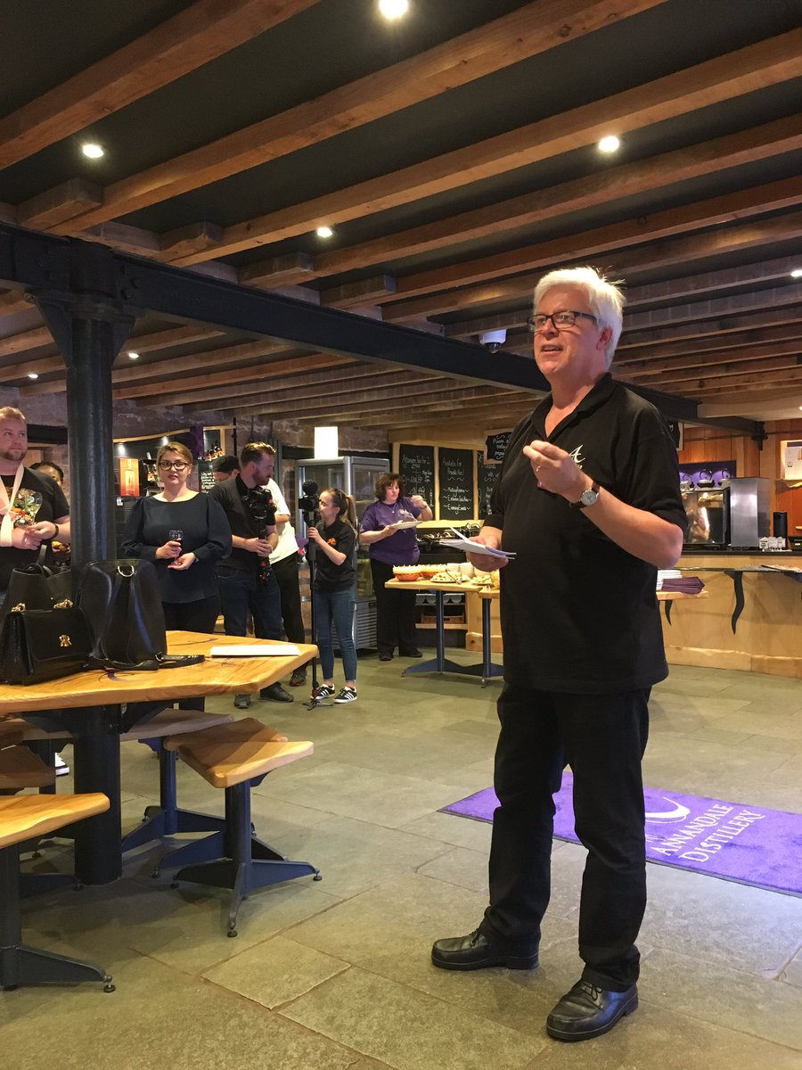 ezychwatson's tweet photo. Delighted to bring our #ESSAM2019 students to @AnnandaleDstlry Distillery to hear abt its incredible restoration, investment &amp; ambition, to see how quality of time &amp; memories underpin this very special businesss, &amp; to celebrate its special relationship with @UofGAsbs @UofGlasgow https://t.co/EbU3D7JSoQ