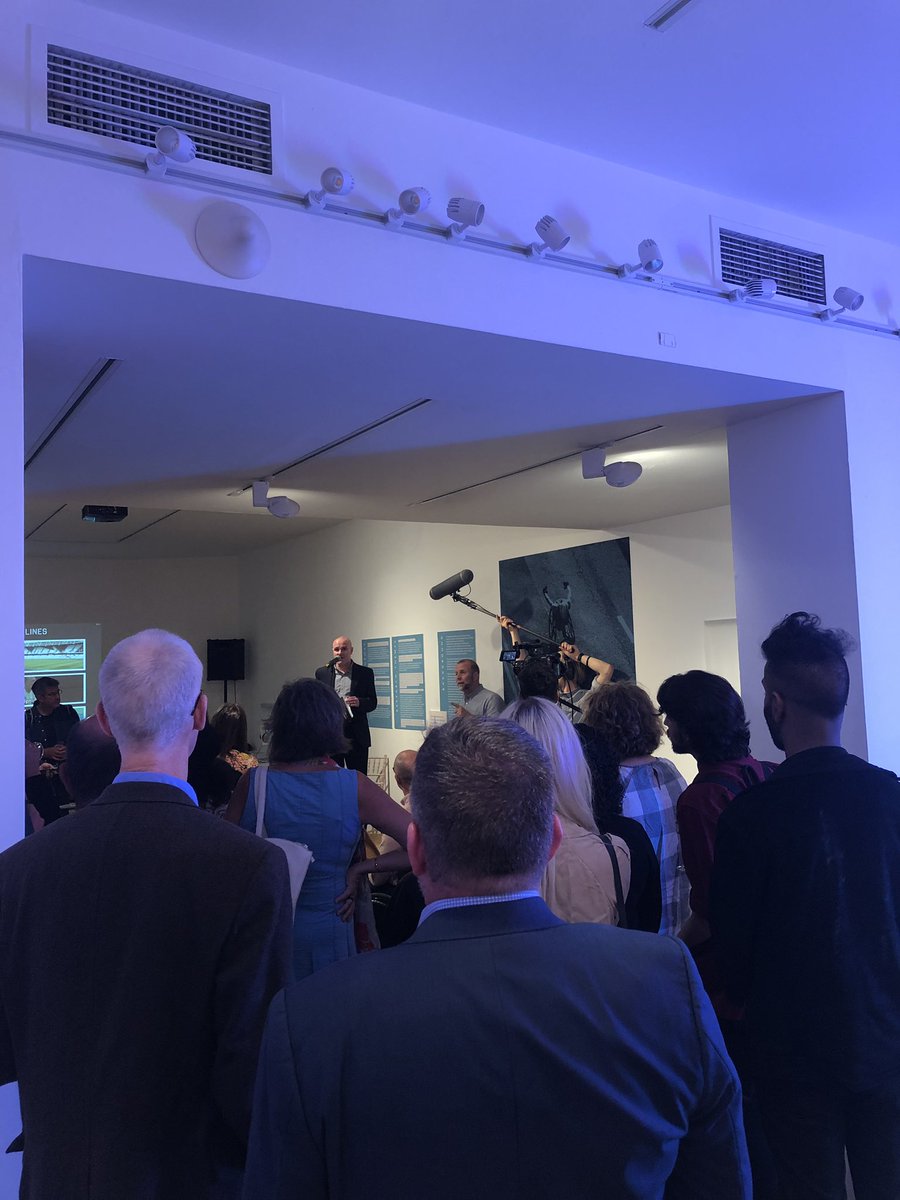 Chief Executive of the Commonwealth Games Federation, David Grevemberg, speaks at the Bodyparts exhibition at Asia House, debuting the research around disability and the culturally legacy of the Paralympic Games. #bodypartsAHRC @ahrcpress @BUresearch @ahrcpress