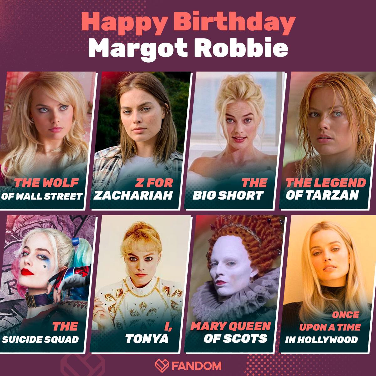 Happy Birthday to the Queen of Transformations, Margot Robbie 