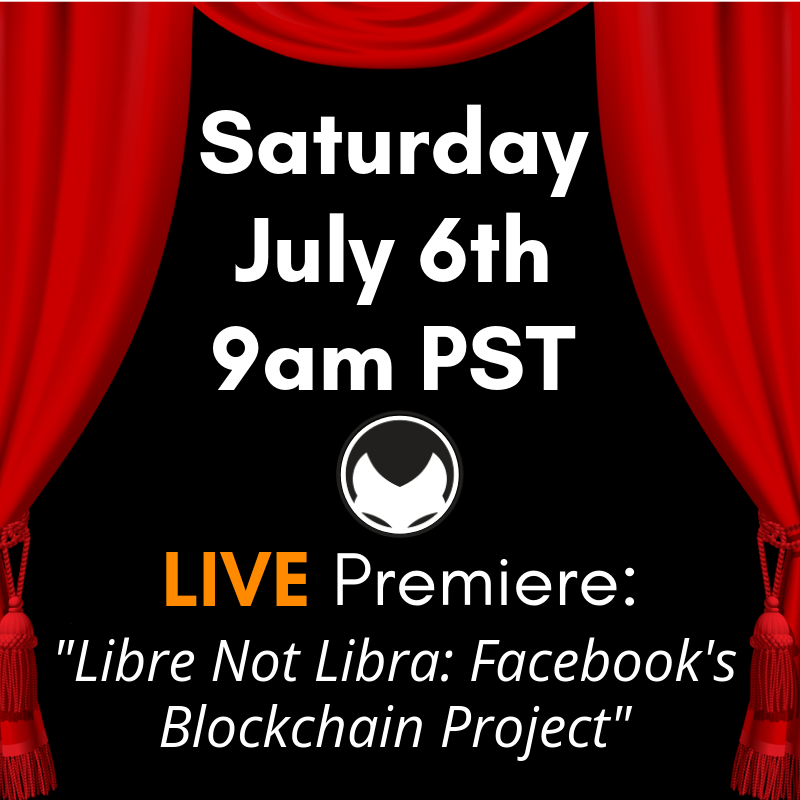 aantonop's tweet image. Join me for the premiere of my Edinburgh #LibreNotLibra talk this Saturday, July 6th!

9am PDT
12 noon EDT
5pm BST

Link to come in a few days!