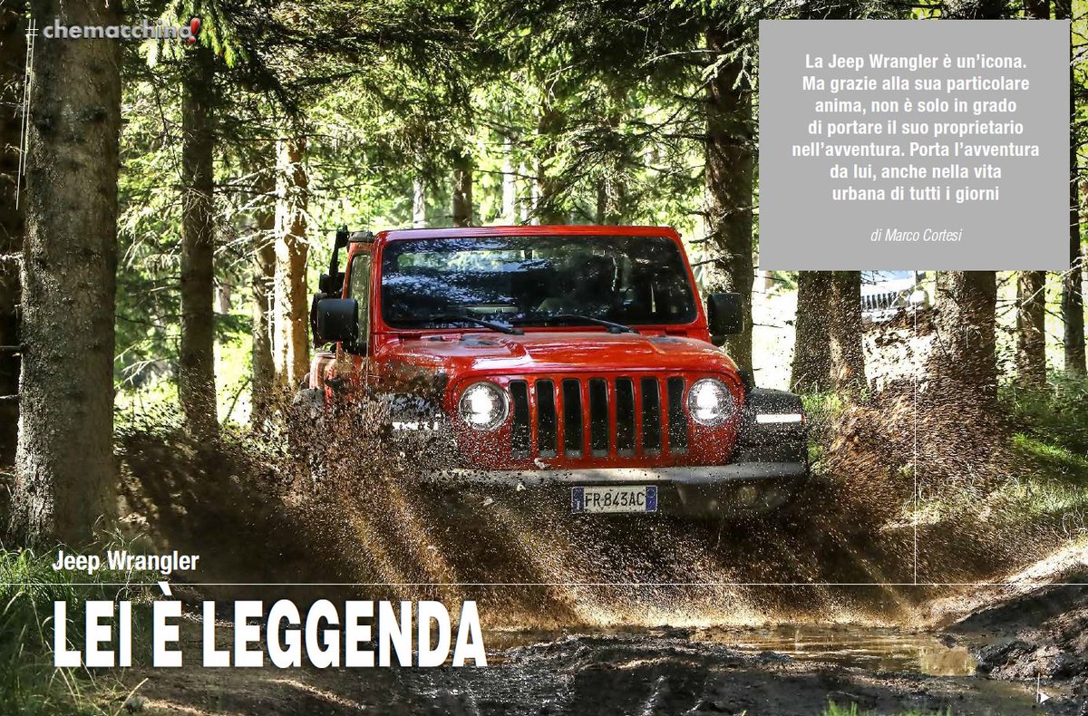 cheautomagazine's tweet photo. La #Jeep #Wrangler per noi e' leggenda!
Leggi l'articolo su #cheauto! https://t.co/lljMwQwwC8 https://t.co/CXvtpGM37G