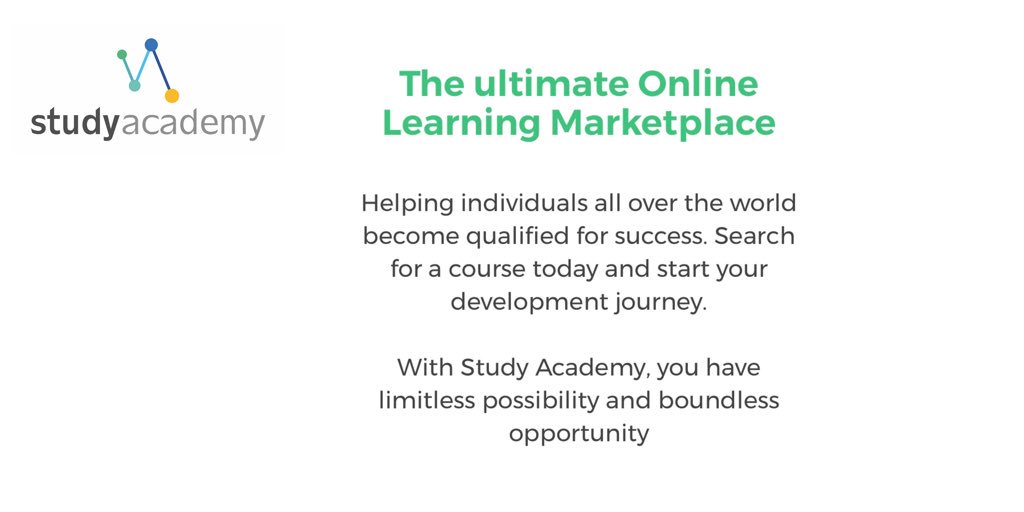 thestudyac's tweet photo. We will soon have over 2000 #courses on the #StudyAcademy marketplace. All of your compliance and training needs in one place. We will also be launching our #corporate subscription offering alongside our bespoke #LMS development service. All your #training needs covered https://t.co/Y2YbddIU7D