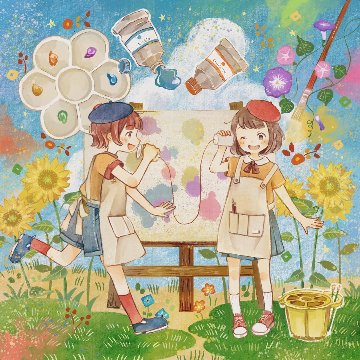「ここまできたら、もう聞こえてるよ 」|パン山おにぎり🍞のイラスト