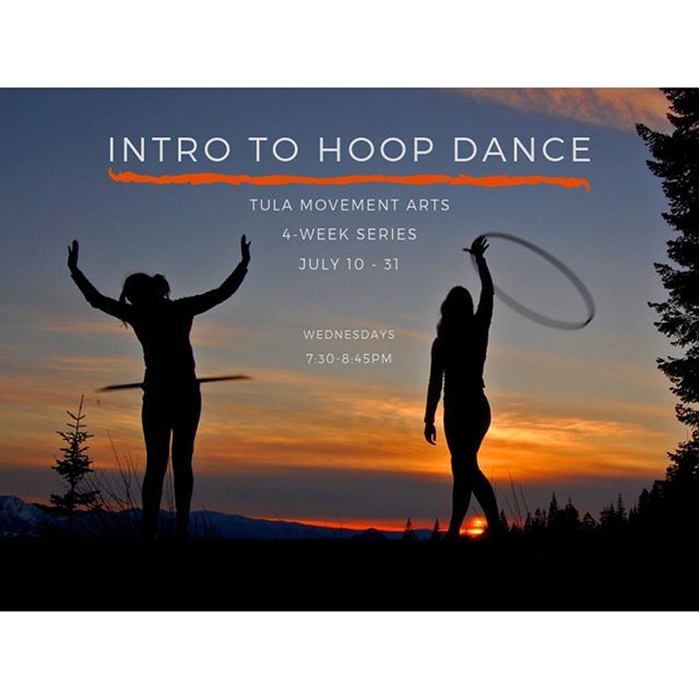 LindsiKayCircus's tweet photo. I have a 4-week INTRO TO HOOP DANCE series coming up at @tulamovementarts! It runs July 10th - July 31st, every Wednesday 7:30-8:45pm. Register at https://t.co/4kC4HbRLqD, over the phone, or in person. 💃
.
.
.
.
.
.
.
#hoopersofig #hooplove #hooptribe #polyprohoops #polypro… https://t.co/Nv5ZMCVGz8