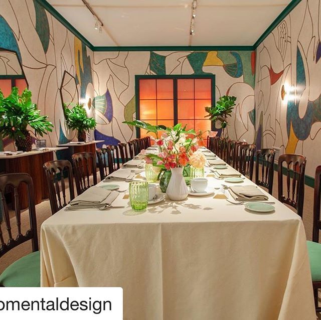 ANDPRLTD's tweet image. #Repost @fromentaldesign with @get_repost
・・・
What a fabulous few days showcasing our collaboration with @nataliamiyar for the @masterpiecelondon Private Dining Room.
. . . 
Cuban inspired wallcovering with a contemporary Miami twist, finished with h… ift.tt/2FKHW8D