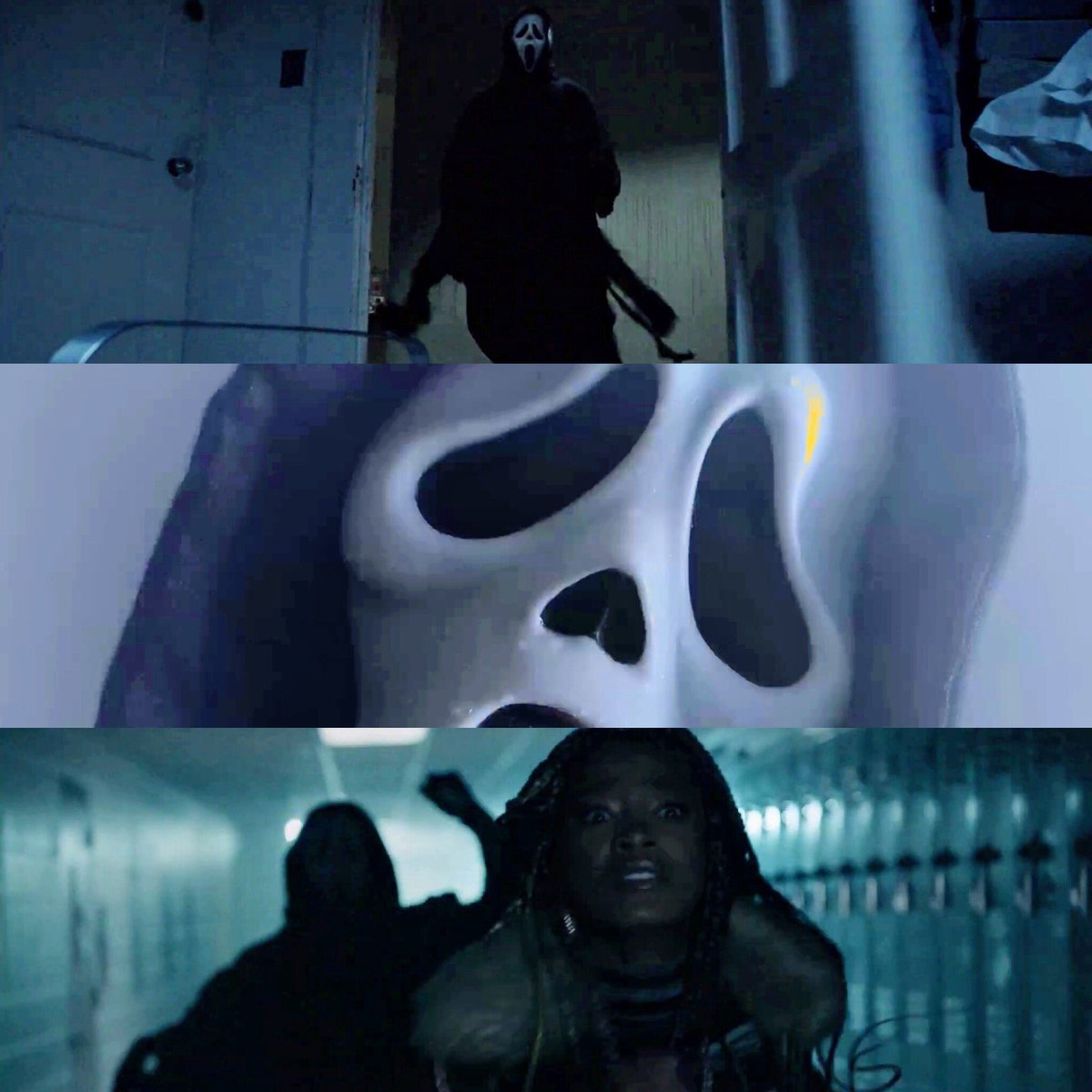 screamthrillogy's tweet photo. What’s your favorite moment from the new trailer? #ScreamResurrection #Scream #VH1Scream #MTVScream #ScreamS3 https://t.co/CQ0qr6QnKv