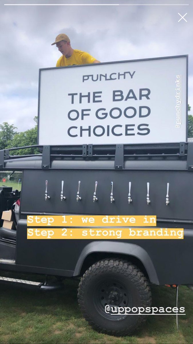 LandroverLarry's tweet photo. Throwback to one of Larry's gigs this summer! This is him, serving Punchy Drinks, @SummerSocialLDN - one of our favourite days out! Can't wait to see you there next year! #summersocial #london #LandRover https://t.co/uJjutNC0gx