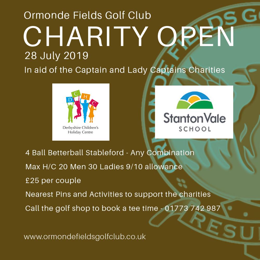 OrmondeFieldsGC's tweet photo. Join us and support our local charities for 2019 Tee Times available - @derbyshire_live @DCGLtd @PgaDerbyshire @derbyshiregolf @StantonValeSch @DerbyshireCHC https://t.co/Rm8szosbrr