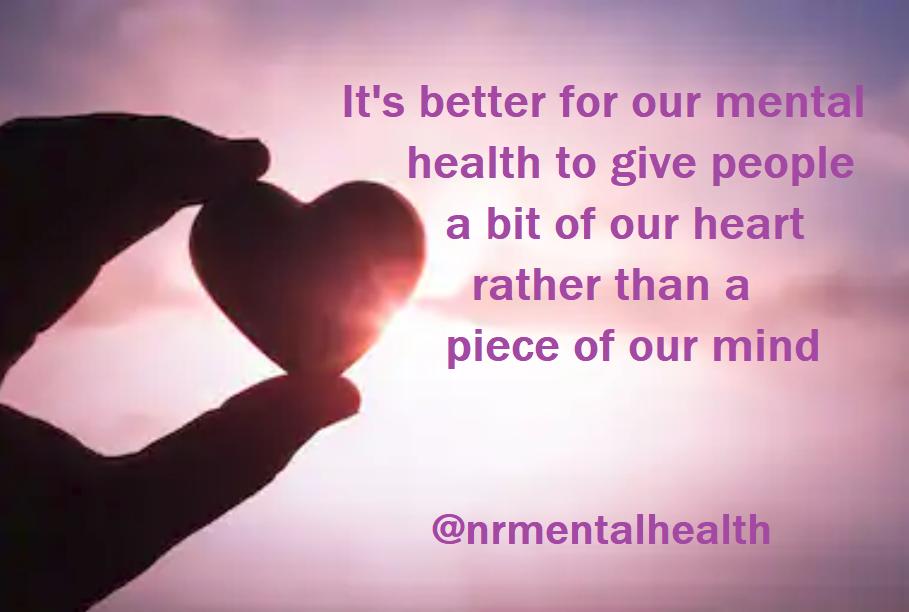 KariJoys's tweet photo. Give people a bit of your #Heart.. #JoyTrain #Joy #Love #Kindness #MentalHealth RT @nrmentalhealth https://t.co/yDpMz2H7iu