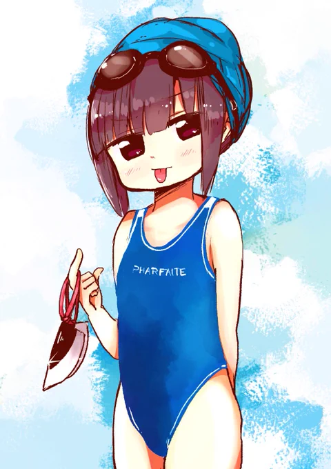 「なんですか?これが無いと私だって分からないんですか?おにいさん、まだまだですね。」 