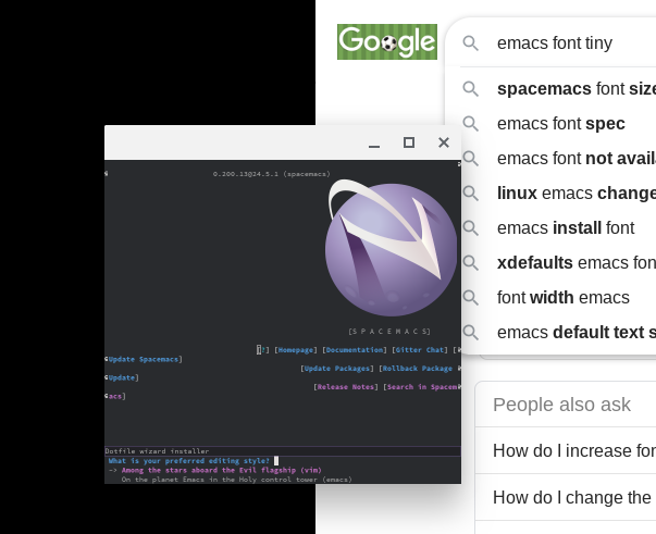 cawfree's tweet image. Okay, so I&apos;ve got #spacemacs configured now! Finally, I&apos;m ready to... Oh.