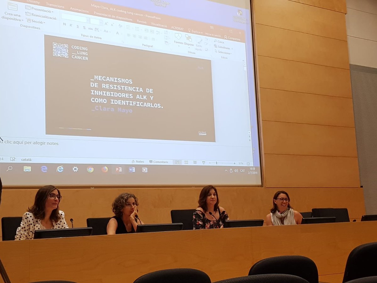 teixido_c's tweet image. Un placer compartir experiencias de diagnóstico molecular y estrategias de tratamiento de ALK en el #CodingLungCancer 1stserie: #ALK  @hospitalclinic con los doctores @JordiRemon @mayoccc @margamajem @LopezVilaro @NReguart , Muñoz y Navarro  #biomarkers #🧬