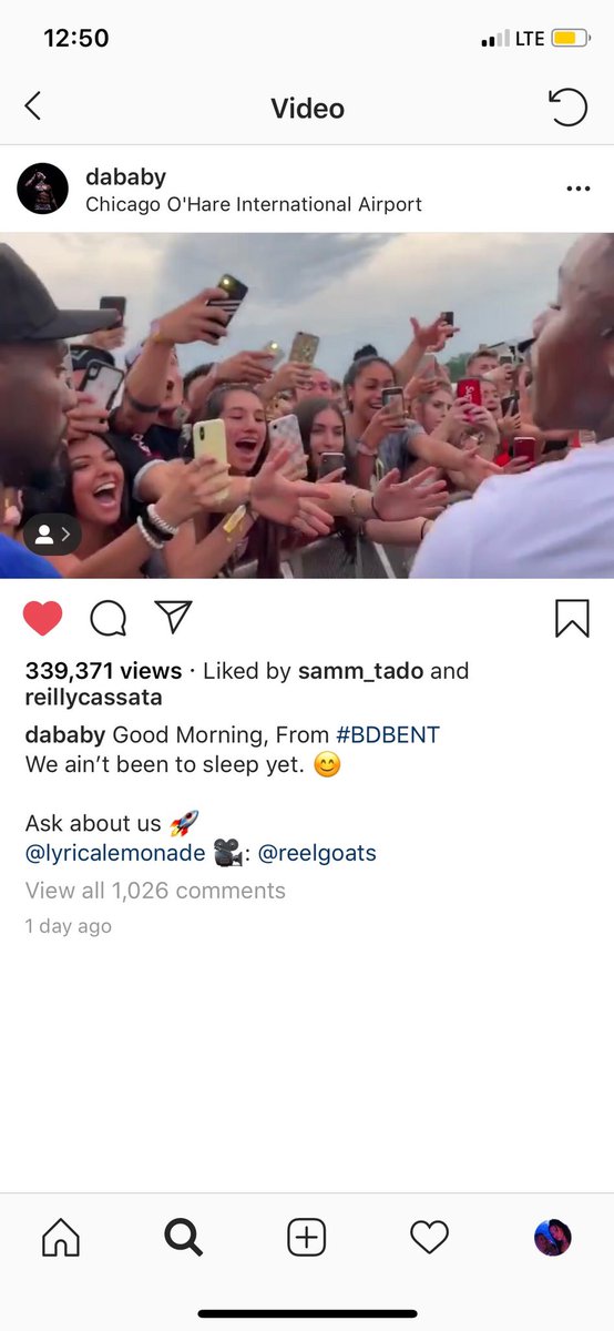 samanthatado's tweet photo. @TiannaDefran @DaBabyDaBaby Ayyyy the Dababy sees you @DaBabyDaBaby https://t.co/GTRktE9RrE