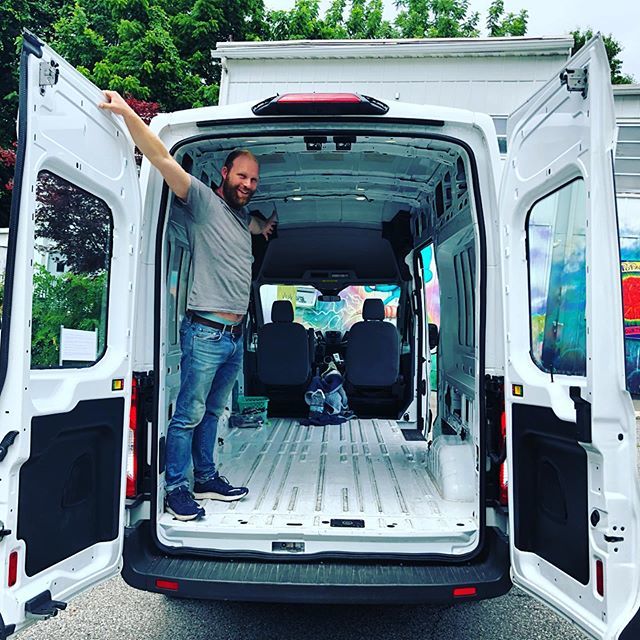 KeithDecent's tweet photo. He’s gonna be LIVIN IN A VAN, DOWN BY THE RIVER. (And we have 5 weeks to convert it into a home!) ——————————- #vanconversion #tinyhome #rvlife #rollindoobies #inavan #downbytheriver #diyvanconversion https://t.co/cxI3RUwlSo https://t.co/MvSWQcd7eg