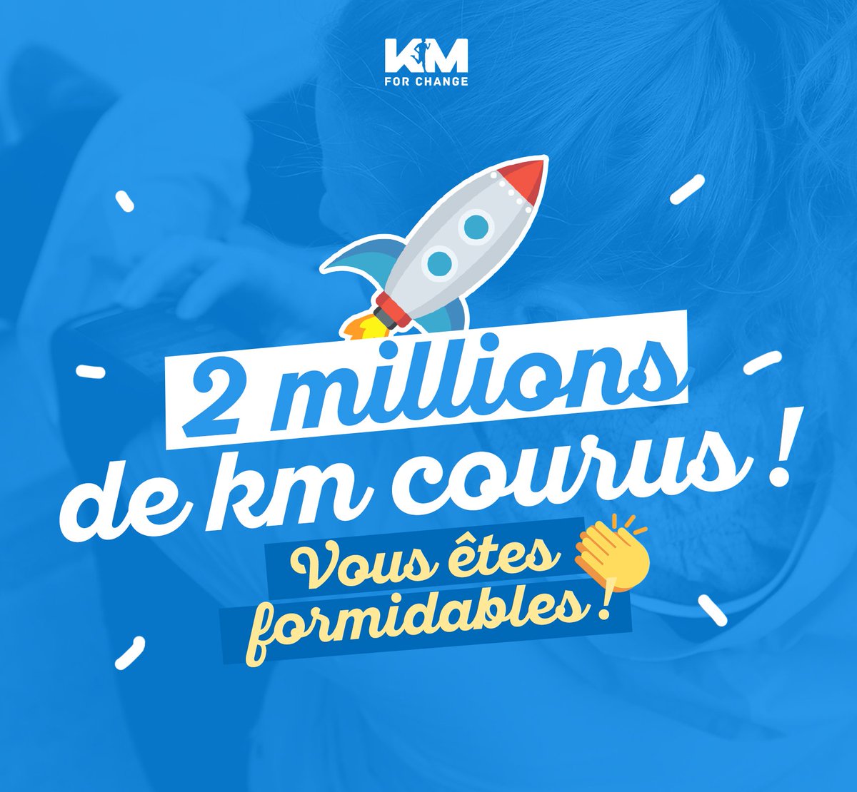 La barre des 2 millions de km a été franchie ! 🚀
Un grand BRAVO ! Grâce au soutien de mécènes, vos foulées ont permis le financement de plus de 30 projets !!!
Merci à toutes et tous d'être toujours aussi nombreux à nous rejoindre dans cette belle aventure solidaire ! 😊