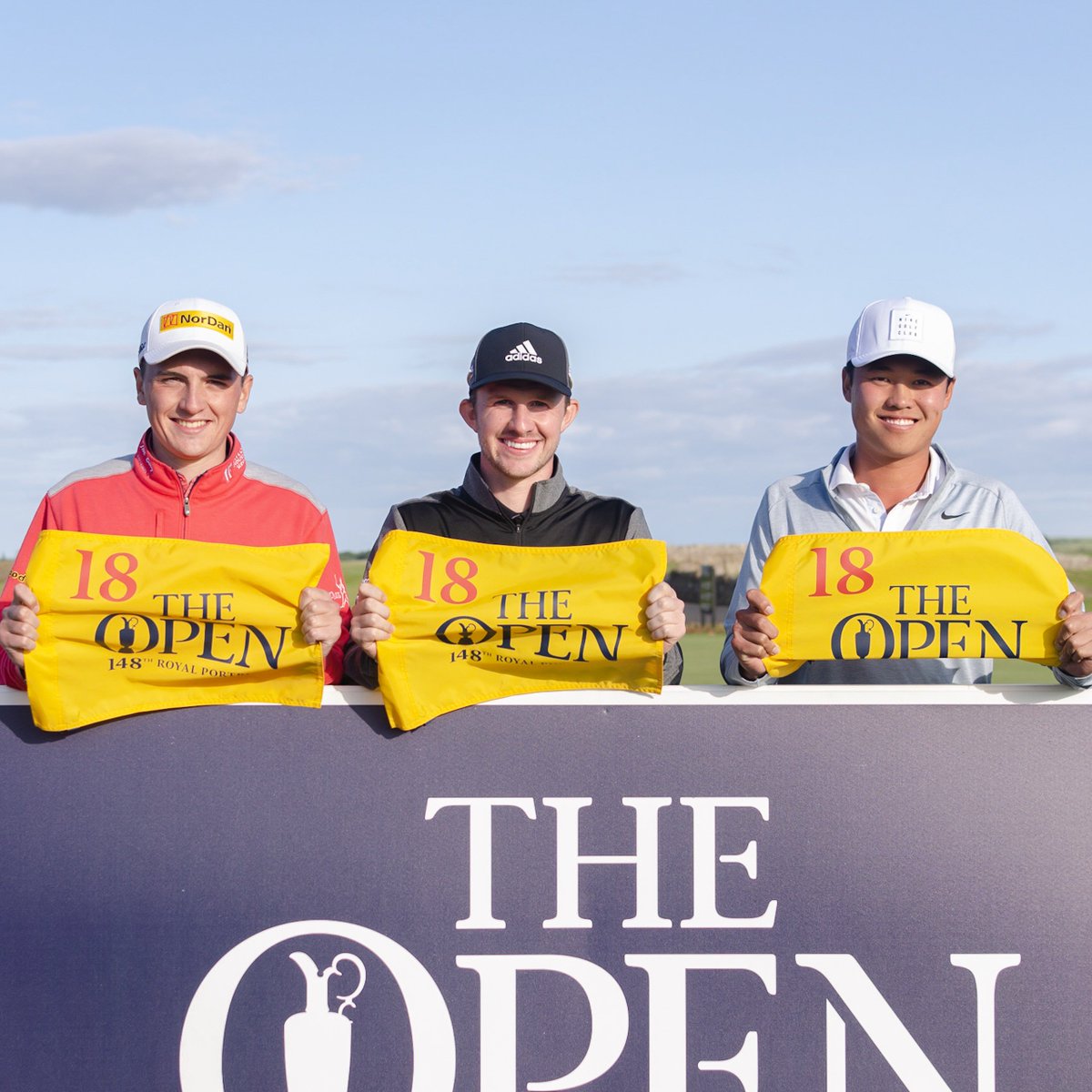 FairmontStA's tweet photo. Congratulations to @saam.locke @connorsyme and @bwu97  for their outstanding performances during today’s @theopen Final Qualifying round! Best of luck as you head to @royalportrushgolfclub !! #fairmontstandrews #fairmontgolf #theopen #finalqualifying #148thOpen https://t.co/HQgkUTJYiq