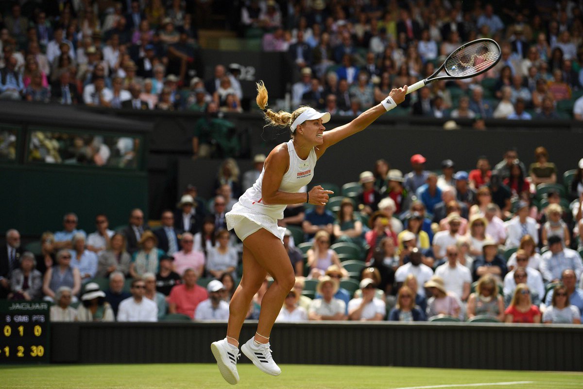 Stepping out on Centre Court today brought back so many memories... 💫😍 Nothing compares to competing here @wimbledon #TeamAngie