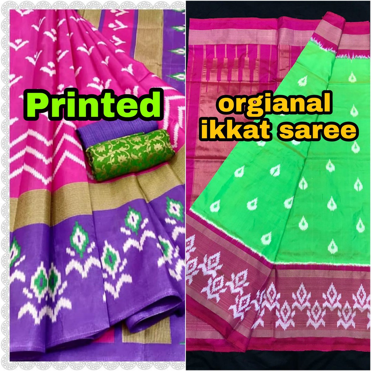 Pochampallyikat's tweet photo. @KTRTRS 
🙏🙏🙏🙏
Please take any action sir
For printed of handloom sarees
Save the weavers sir
Support handlooms sir https://t.co/eM8RYM8Zv3