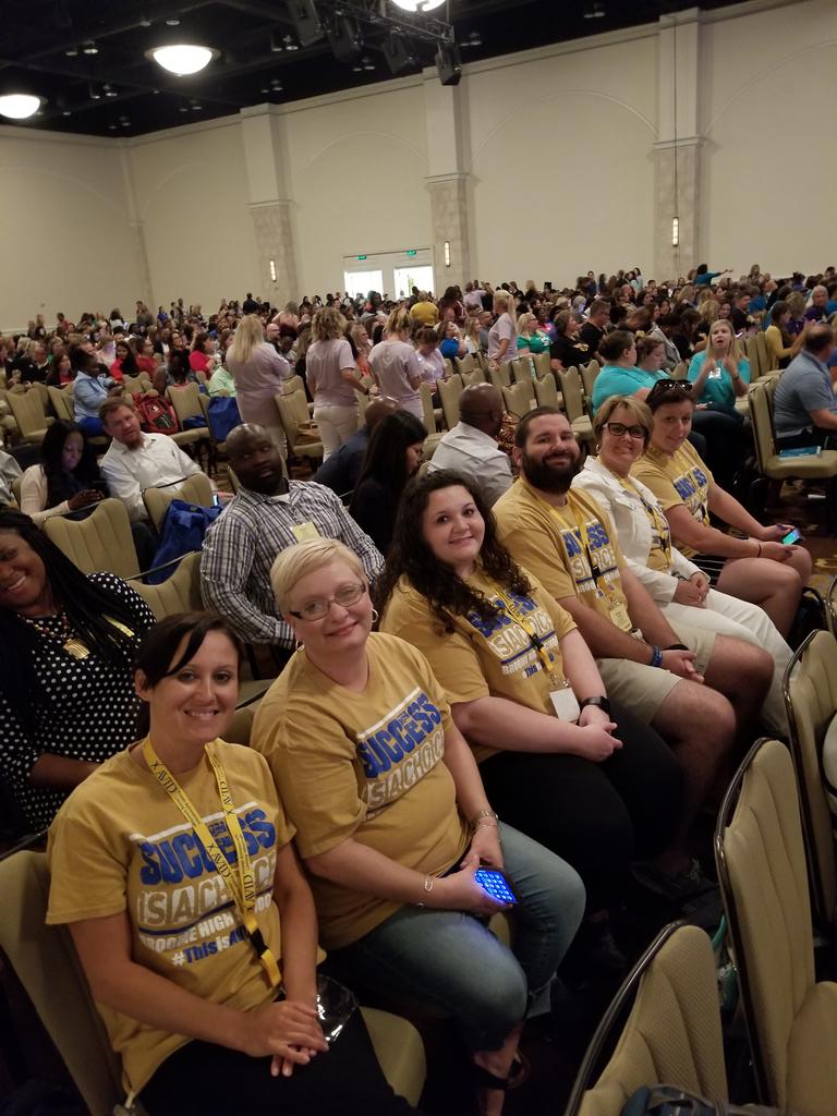 #avidsi2019 Broome High School...let's do this!!!