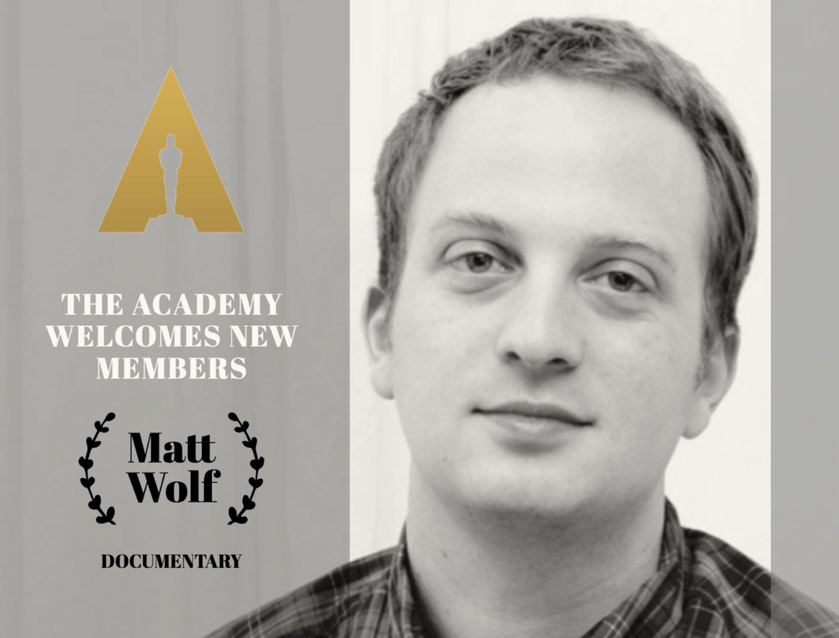 C41Media's tweet photo. Congratulations all the new 2019 Academy Members, but especially the one we love most, C41's @mattpwolf! https://t.co/CGSmKeasAW