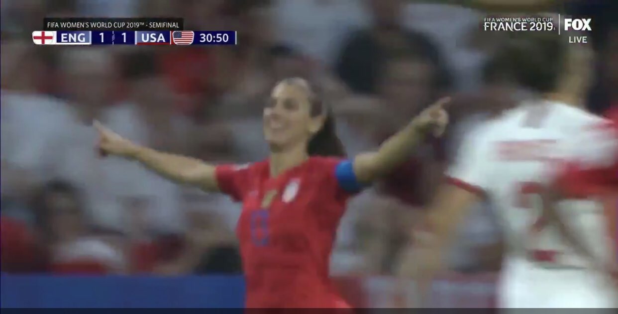 Happy 30th birthday, Alex Morgan! 

She became the first player in history to score on her birthday 