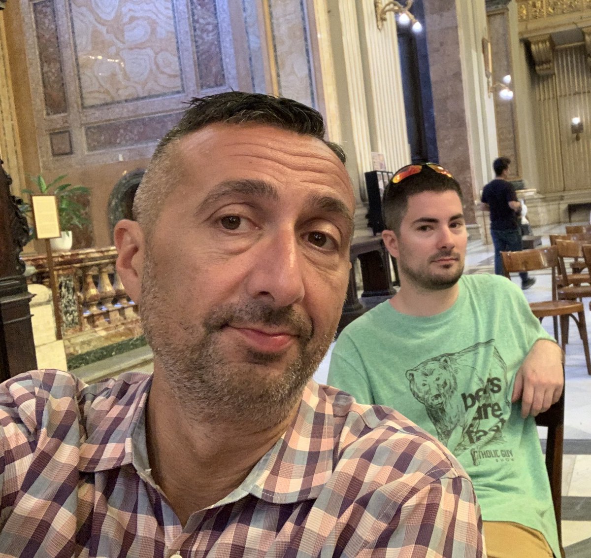 linorulli's tweet image. I drag Tyler to every Mass on pilgrimage. He loves it.