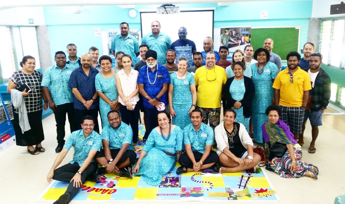 mvilsoni_fj's tweet photo. snakes & ladders with an eco/#climatechange twist launched by @pal_vcp @UniSouthPacific @pace_sd @ElisabethHoll17 @GAhTong @BalloonPolluti1 & it's a hit! #FASANOC #SASNOC are taking the #CCGame to #SamoaPacificGames #winning #USPAction #TeamPACESD #TeamUSP https://t.co/yjFYRdYskx