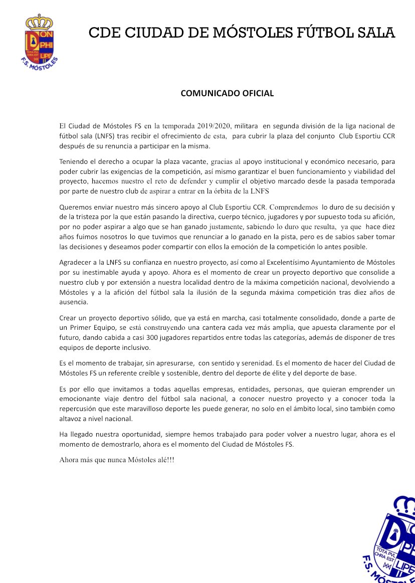 MRB-FS Móstoles tweet media