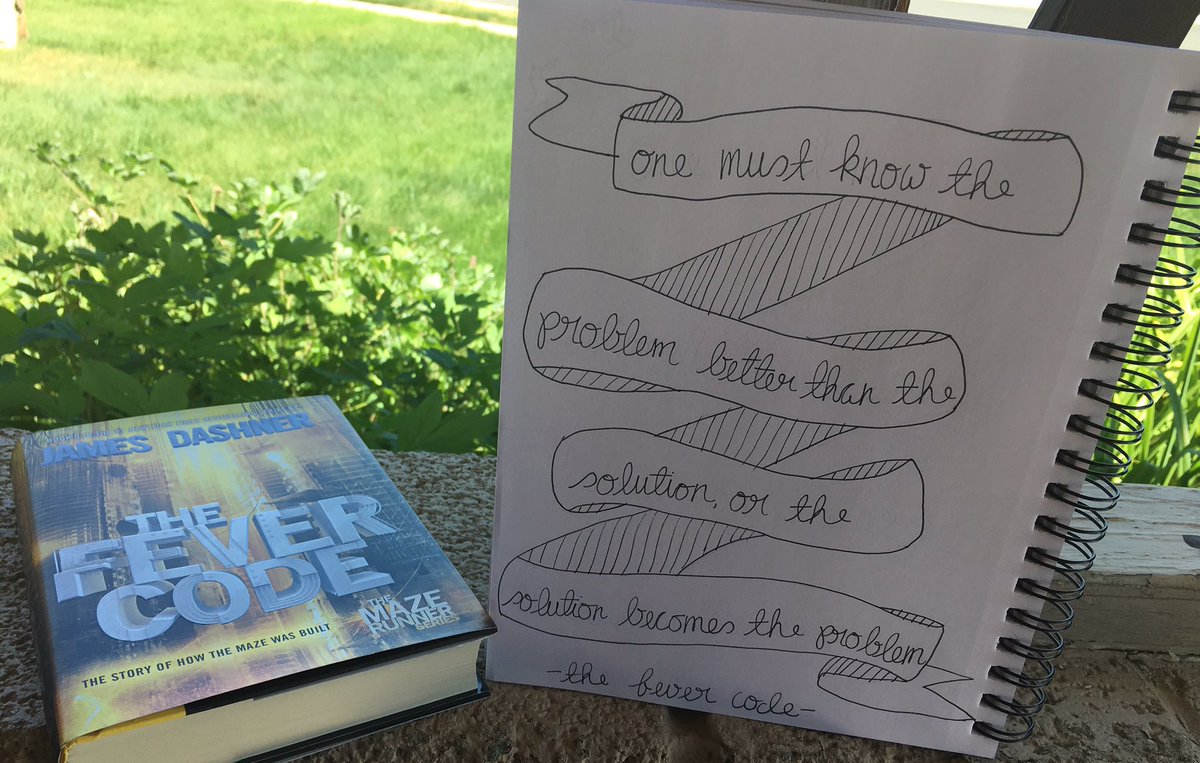 MazeRunnerBooks's tweet image. We LOVE this #TheFeverCode #bookquote from @KristinJaques! Wise words!