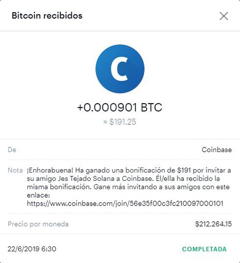 UnlectorWeb's tweet photo. ¿Conoce a alguien que quiere saber sobre las criptomonedas? ¡Ambos recibirán $190 en Bitcoin cuando su amigo compre o venda $1.906 o más en Coinbase! Registrate en https://t.co/ChhFZ6aCTx. https://t.co/diEvGDcCIy
