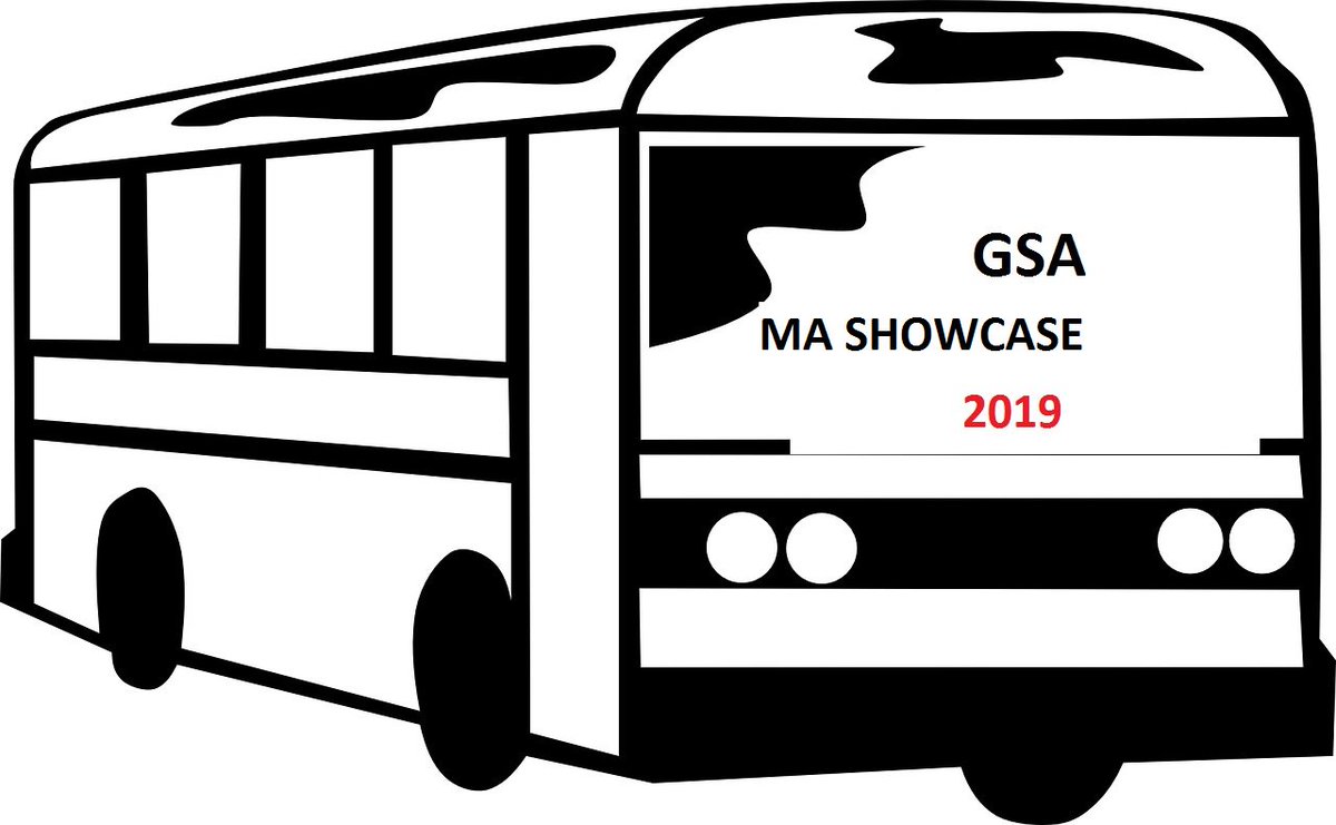The_GSA's tweet photo. And they are on their way. @The_GSA MA Showcase 1pm today @CriTheatre Break a leg @GSAMAActors19  and @GSAMAMT19 https://t.co/Y5pkWzlYgA