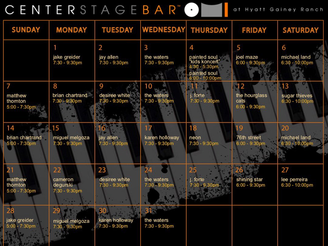 CenterStageBar's tweet photo. Fantastic lineup this July with a special “Kids Koncert” on July 4th! #LiveMusicCSB https://t.co/nzTLUyjJT4