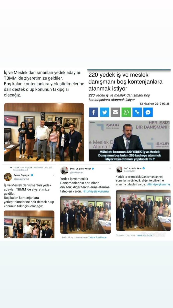 YedekImd's tweet photo. @emrahyavuzresmi 220 yedek İŞ VE MESLEK DANIŞMANLARI  256 boş kadroya 220 aile müjdeli haber bekliyor YEDEK  @CaferUZUNKAYA @SinanTemur2 @bekirakturk54 https://t.co/W8uLywJph6