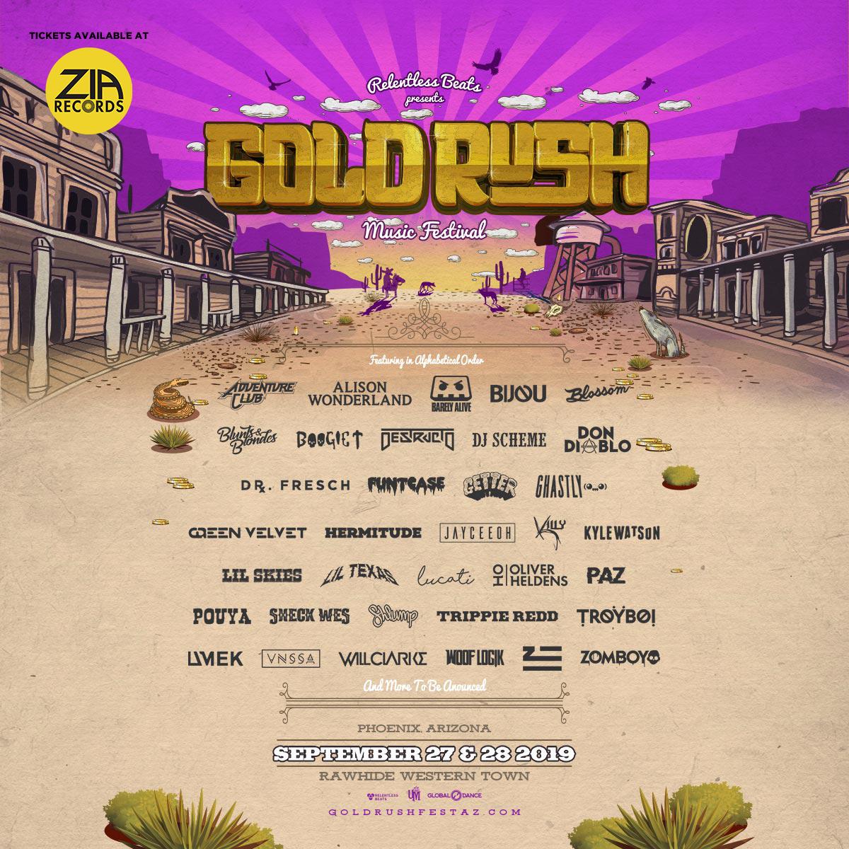 Goldrush Festival lineup