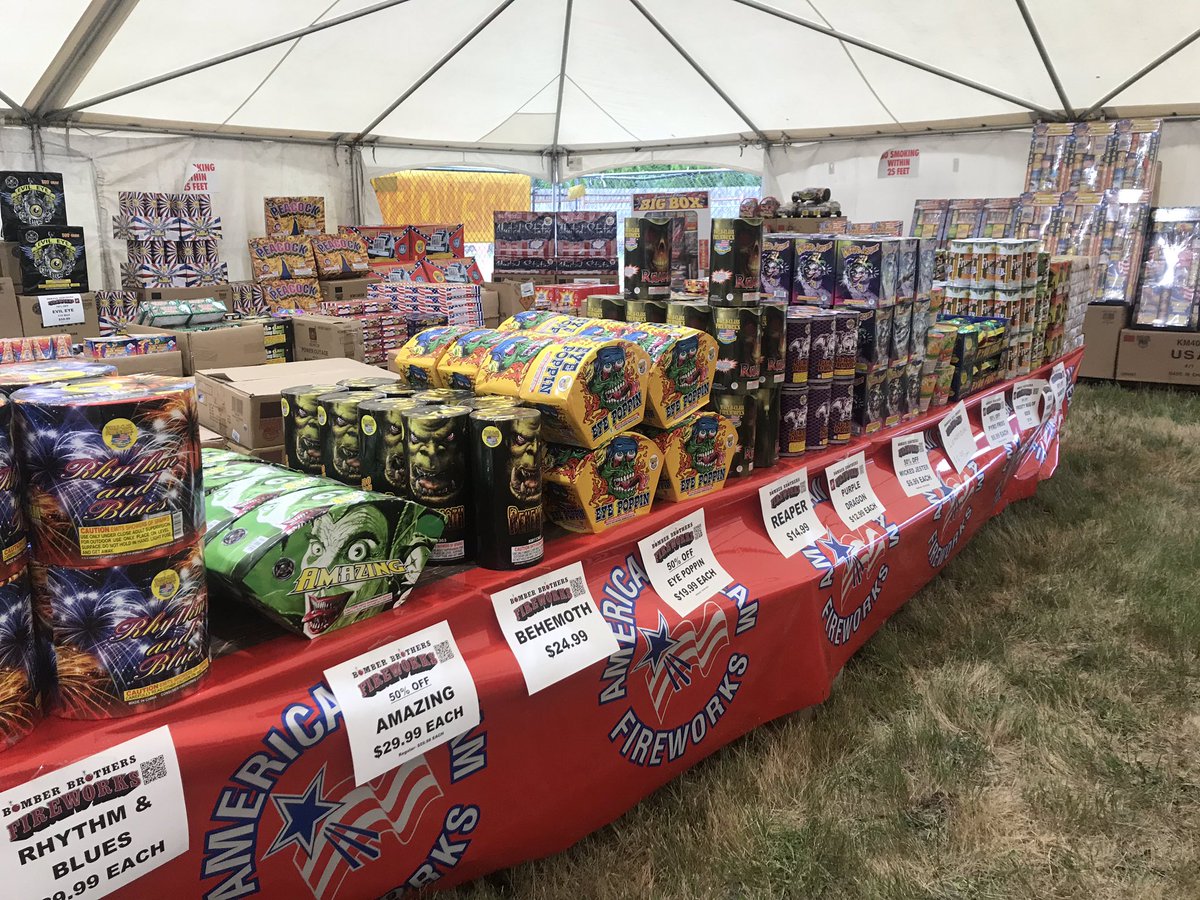 BomberFireworks's tweet photo. Our Camas, WA location is now open!  Come visit @NickRamos222  and let him put together a great fireworks package for you. https://t.co/7RhanOGMWb