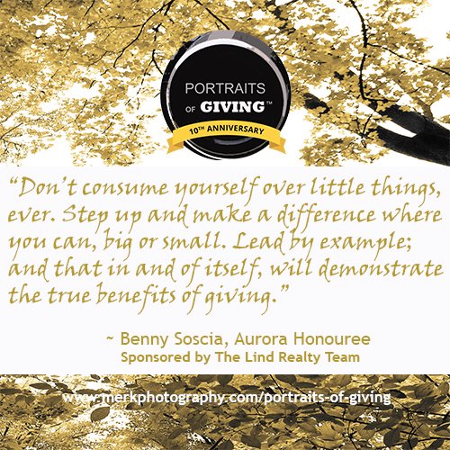 merkphotography's tweet photo. #TuesdayTip to start off July from #PortraitsofGiving @Town_of_Aurora Honouree Benny Soscia. Thank you Benny for all that you do for your community! https://t.co/oaoi0ErGFo thanks to our Aurora Sponsor Lind Realty Team. https://t.co/kLtPzxvTx4 @AwShucksAurora @PlanBMediaInc https://t.co/oPQvdSTaSO