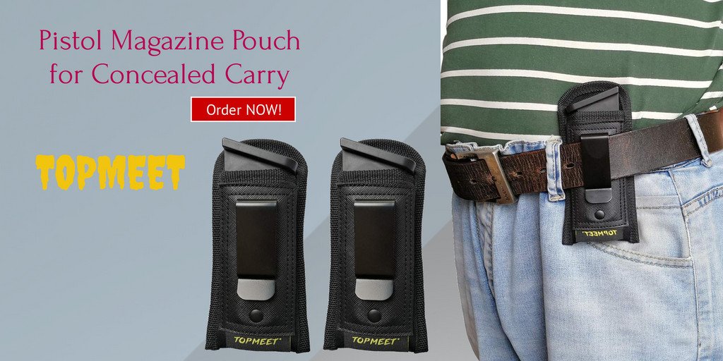 TopmeetHolster's tweet photo. #topmeet Pistol Magazine Pouch for Concealed Carry
Check out more ๐ https://t.co/HVy6Iogc6e
#OWB #shooting #holsters #pistol #everydaycarry #glock #security #Monday #morning https://t.co/AtVfrWvFA0