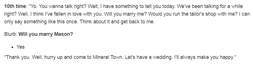 i neglected to mention earlier in this thread that ds cute actually has 1 more special boy bachelor: mason. mason is the dude from whom you order clothes over the phone but turns out if you call him 10 times you can get married